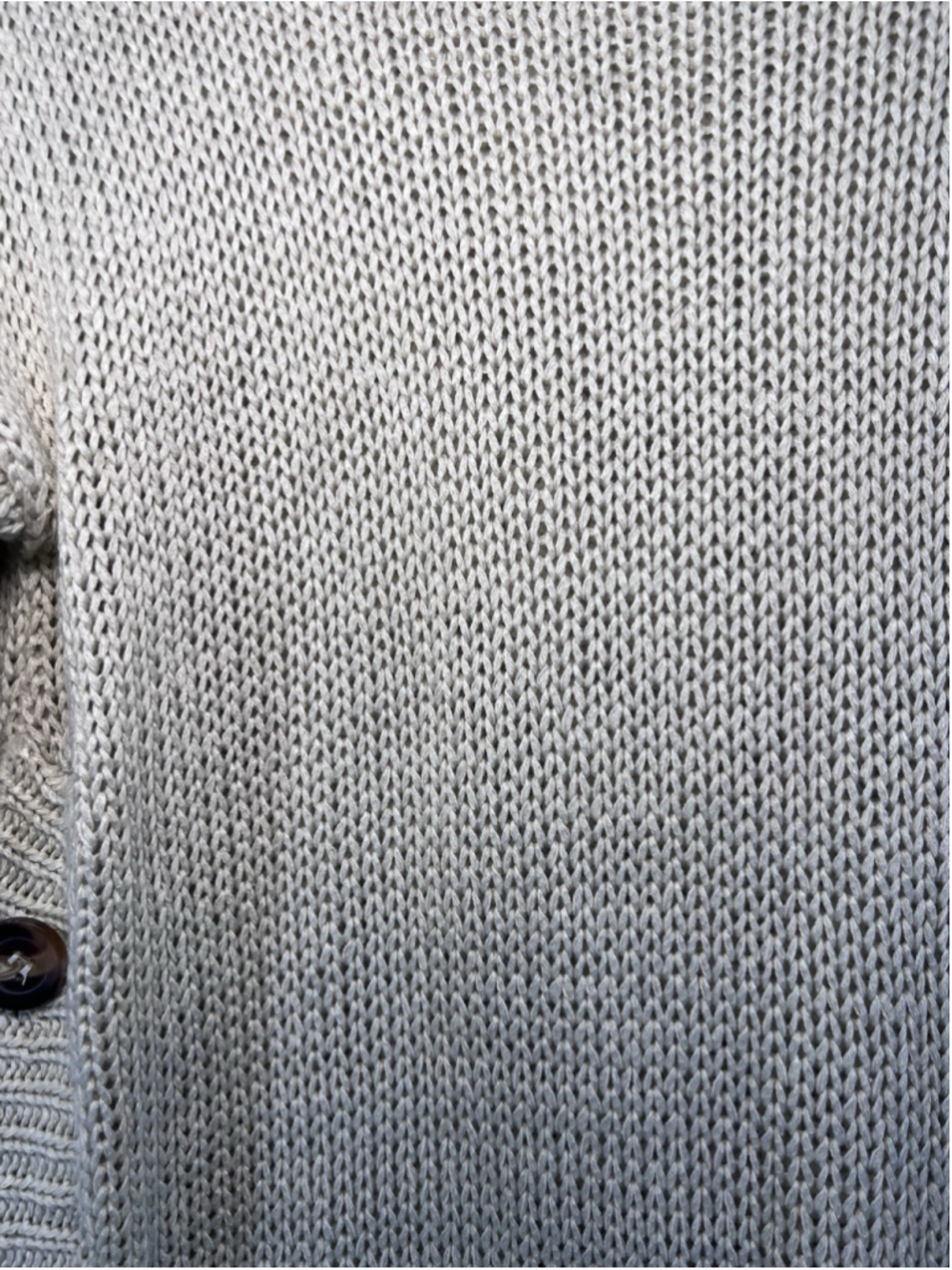 RetRod Knit Pullover Sweater Beige Button Accent Crew Neck Long Sleeve Small NWT - Picture 7 of 16